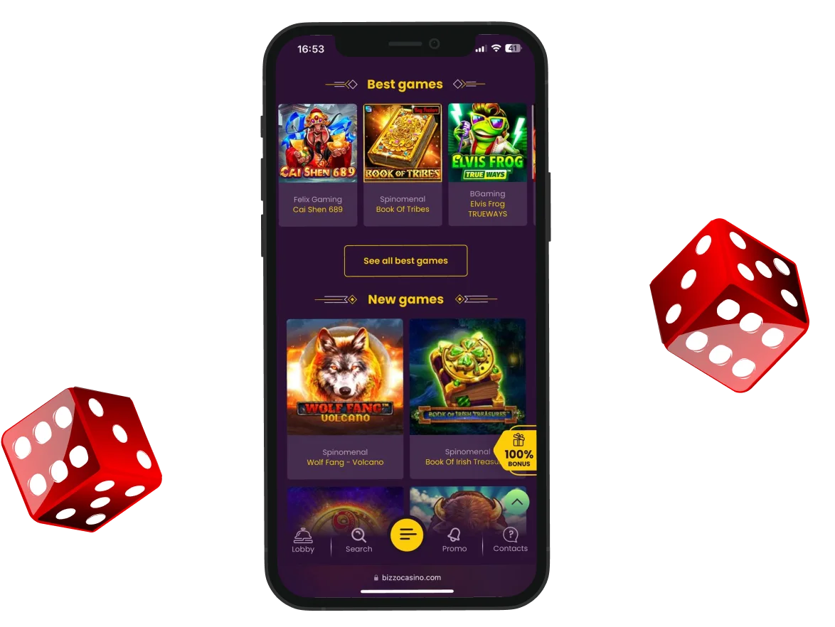 Bizzo Casino App Móvel